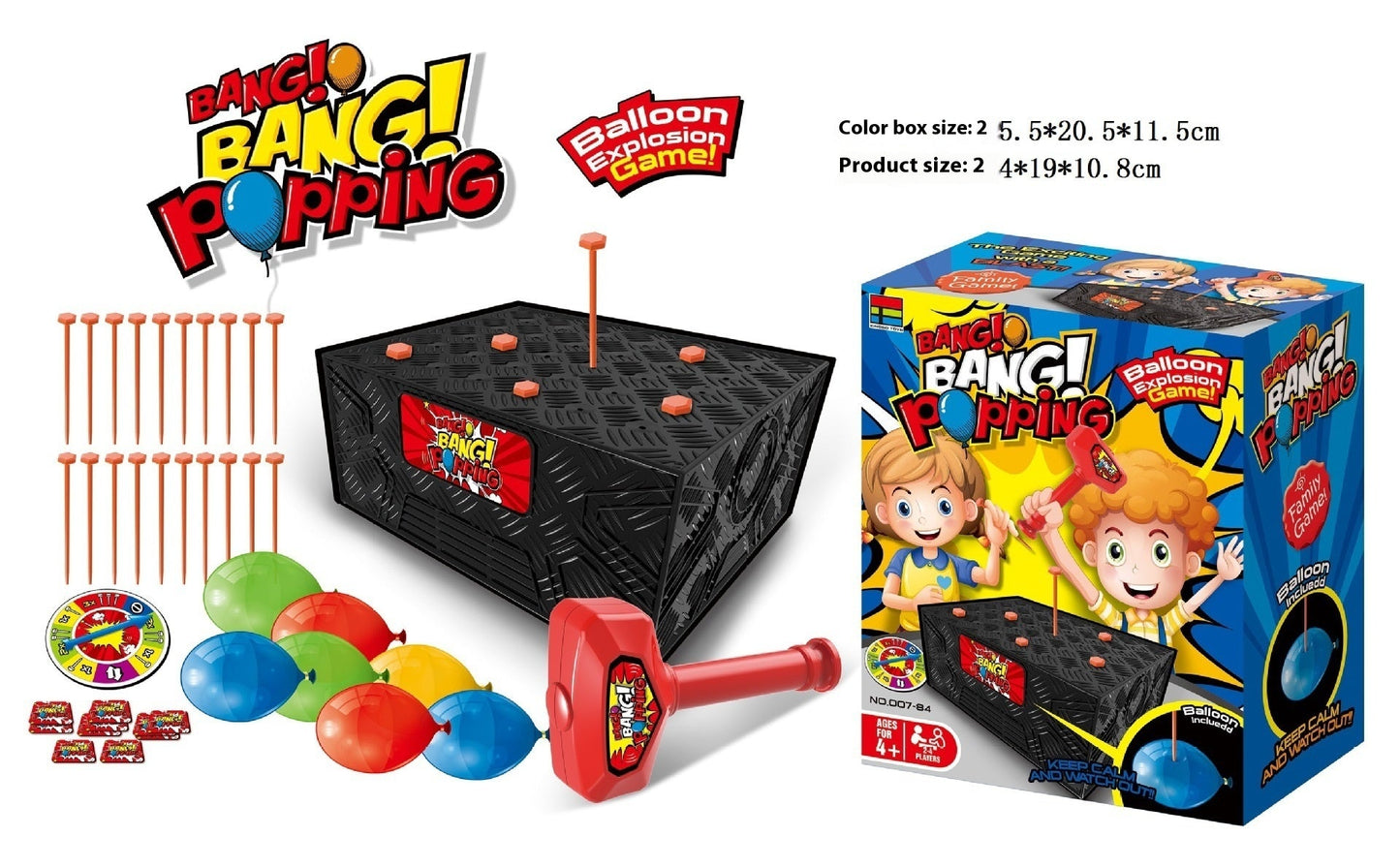 Children's Blasting Balloon Game Parent-child Interaction Multiplayer Desktop Game