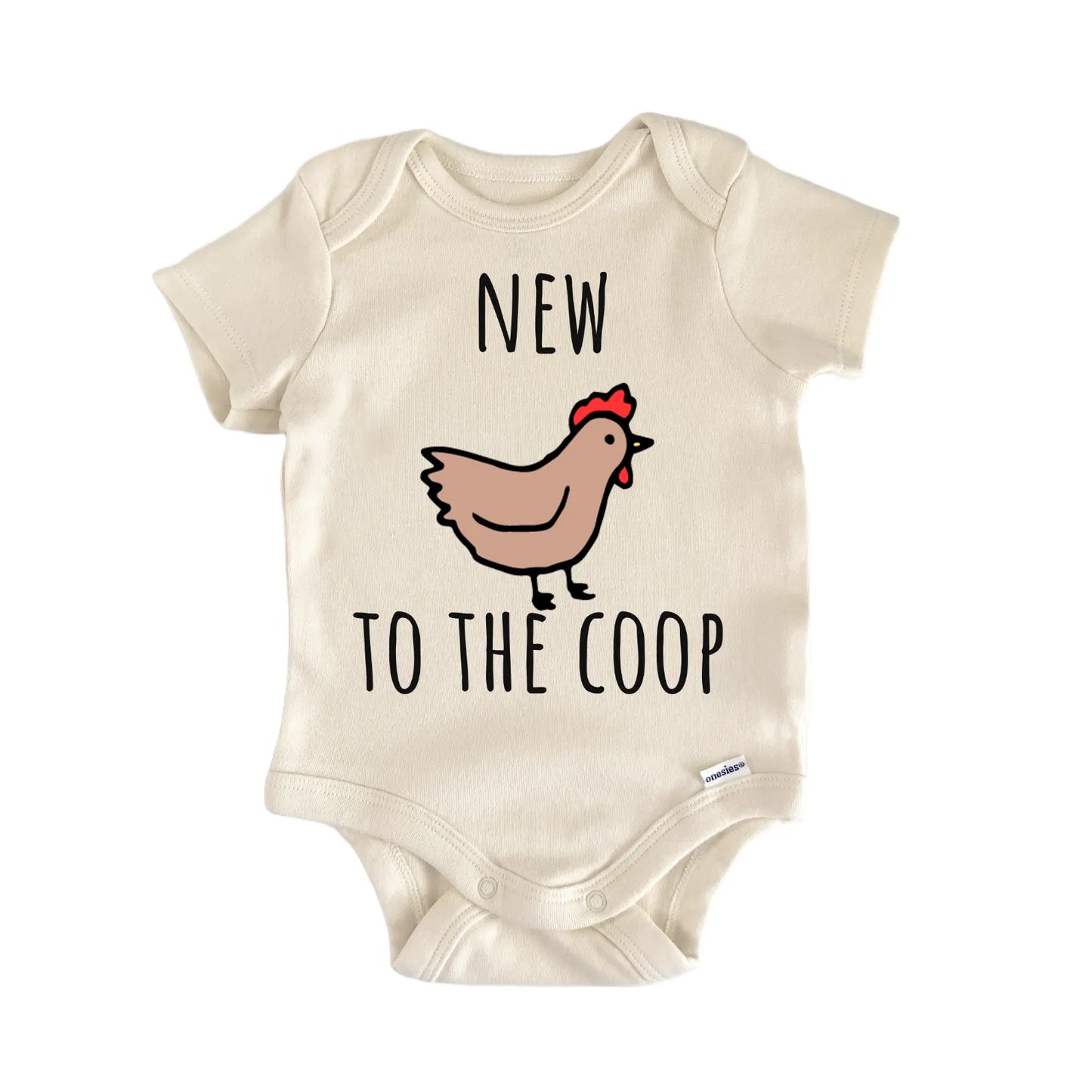 Chicken Coop Farm Newborn Gift Baby Bodysuit