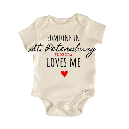 St Petersburg Florida Baby Gift Baby Bodysuit