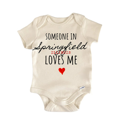 Springfield Illinois Baby Gift Baby Bodysuit