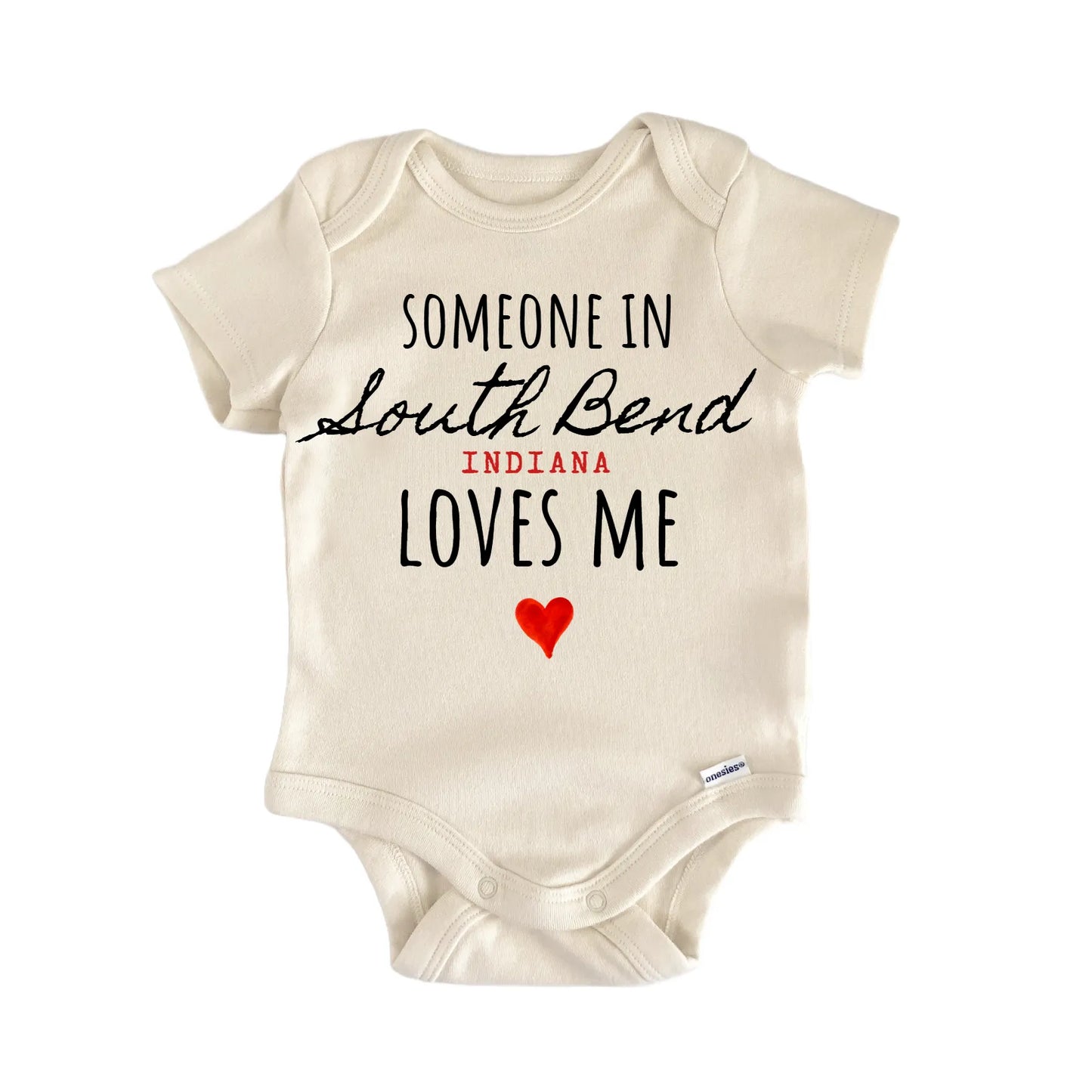South Bend Indiana Baby Gift Baby Bodysuit