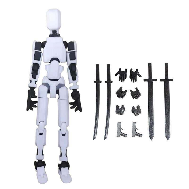 3D Printing More Than Movable Joint Doll Lucky 13 Full Body Movable Robot
