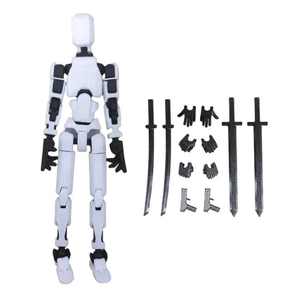 3D Printing More Than Movable Joint Doll Lucky 13 Full Body Movable Robot