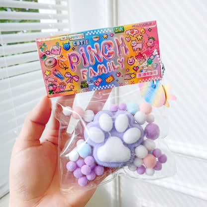 Decompress Squeezing Toy Cat's Paw Pressure Reduction Toy