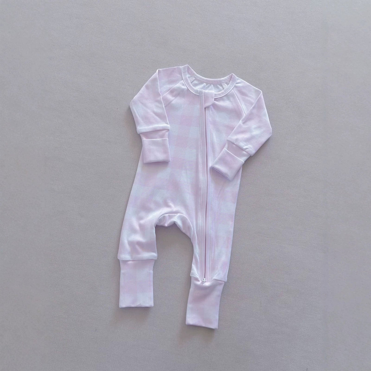 New-style Baby Plaid Onesie Romper