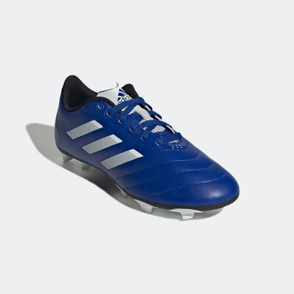 Adidas Unisex-Child Goletto VIII Firm Ground Soccer Shoe 11 Little Kid Team Royal Blue/White/Black - # BOAA71110004