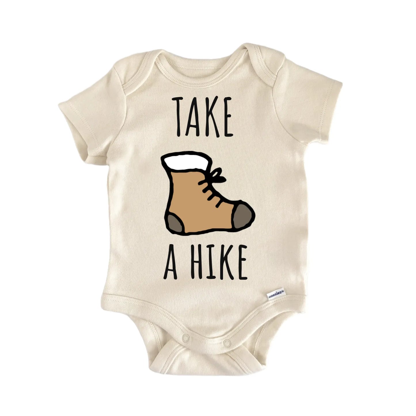 Take A Hike Hiking Hiker Trails Infant Gift Baby Bodysuit