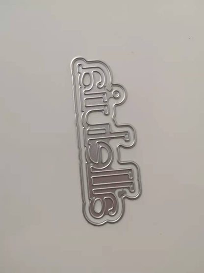 3 Style Of Snowflake And Sentiment Quotes Cutting Die For Christmas