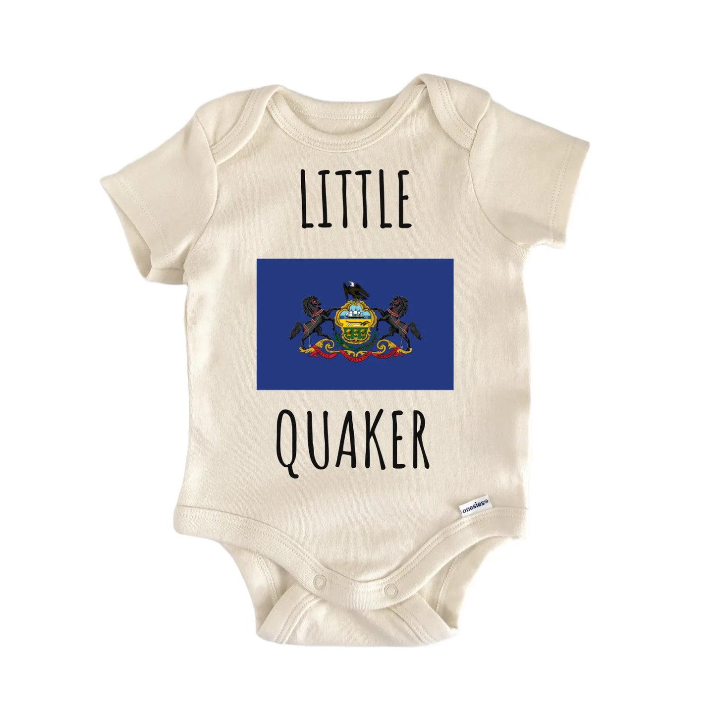 Pennsylvania State Flag Baby Gift Baby Bodysuit