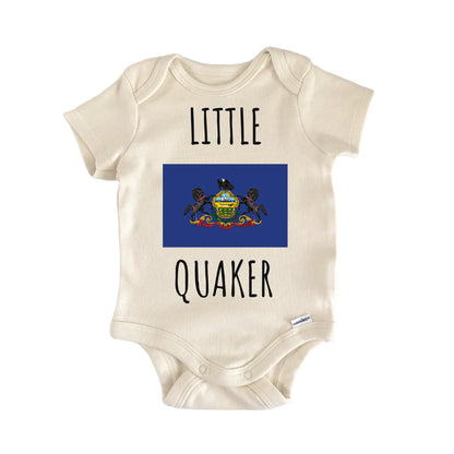 Pennsylvania State Flag Baby Gift Baby Bodysuit