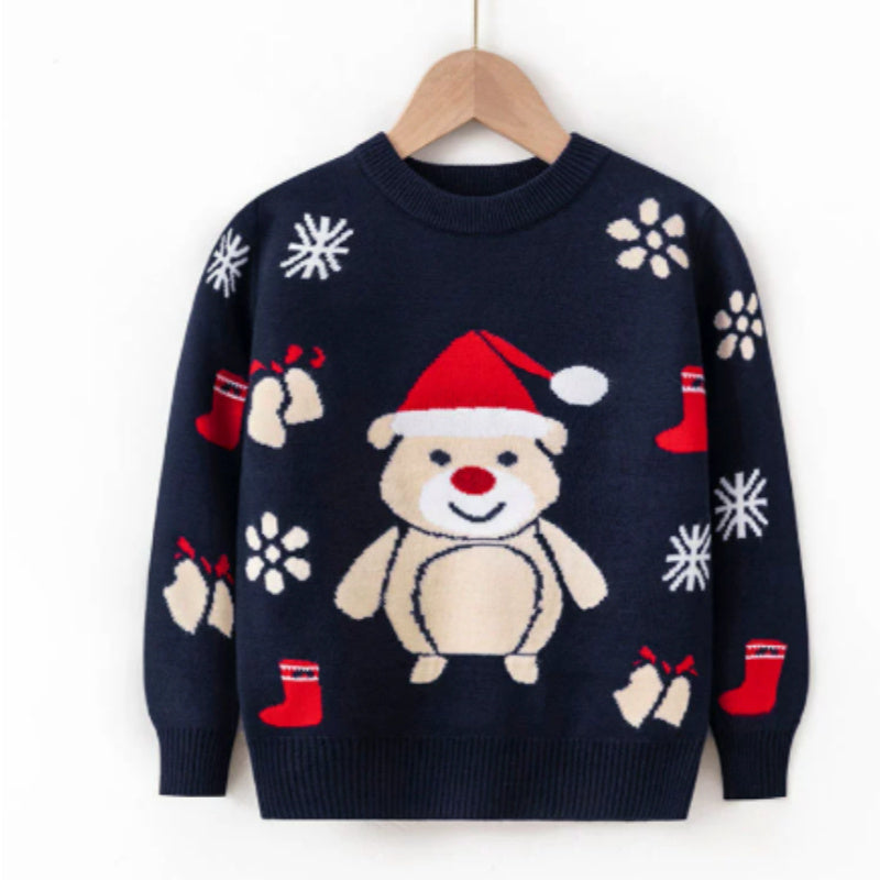 Baby Boys' And Girls' Elastic Pullover Sweater