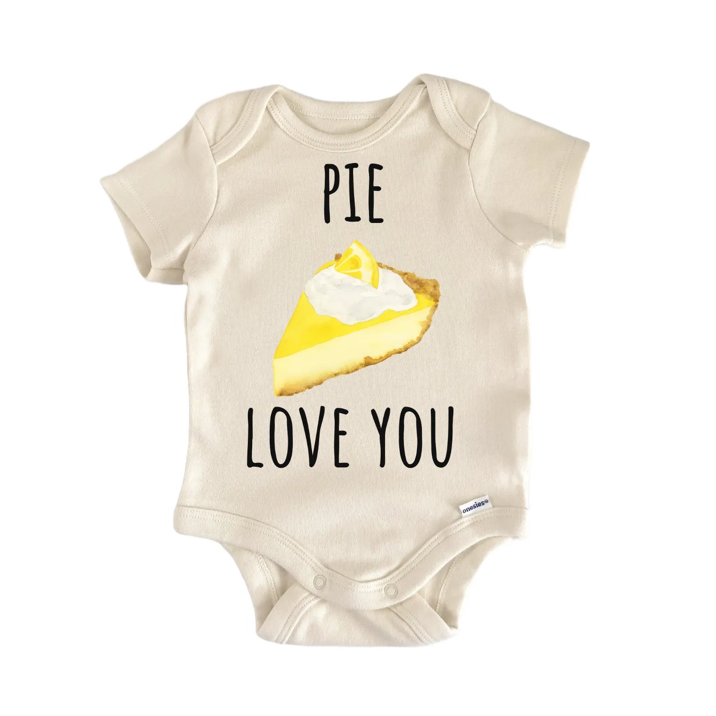 Pie Love You Lemon Baby Gift Baby Bodysuit