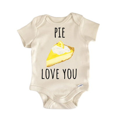 Pie Love You Lemon Baby Gift Baby Bodysuit