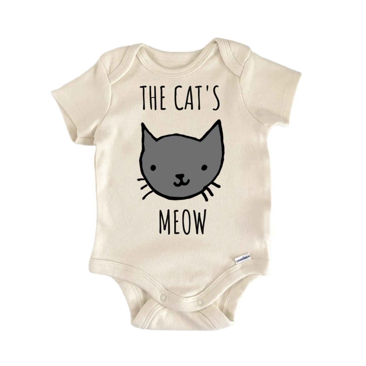 Cat's Meow Pet Cat Feline Infant Gift Baby Bodysuit