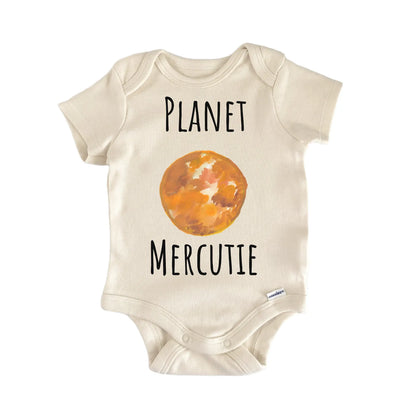 Planet Mercury Space Astronomer Infant Gift Baby Bodysuit