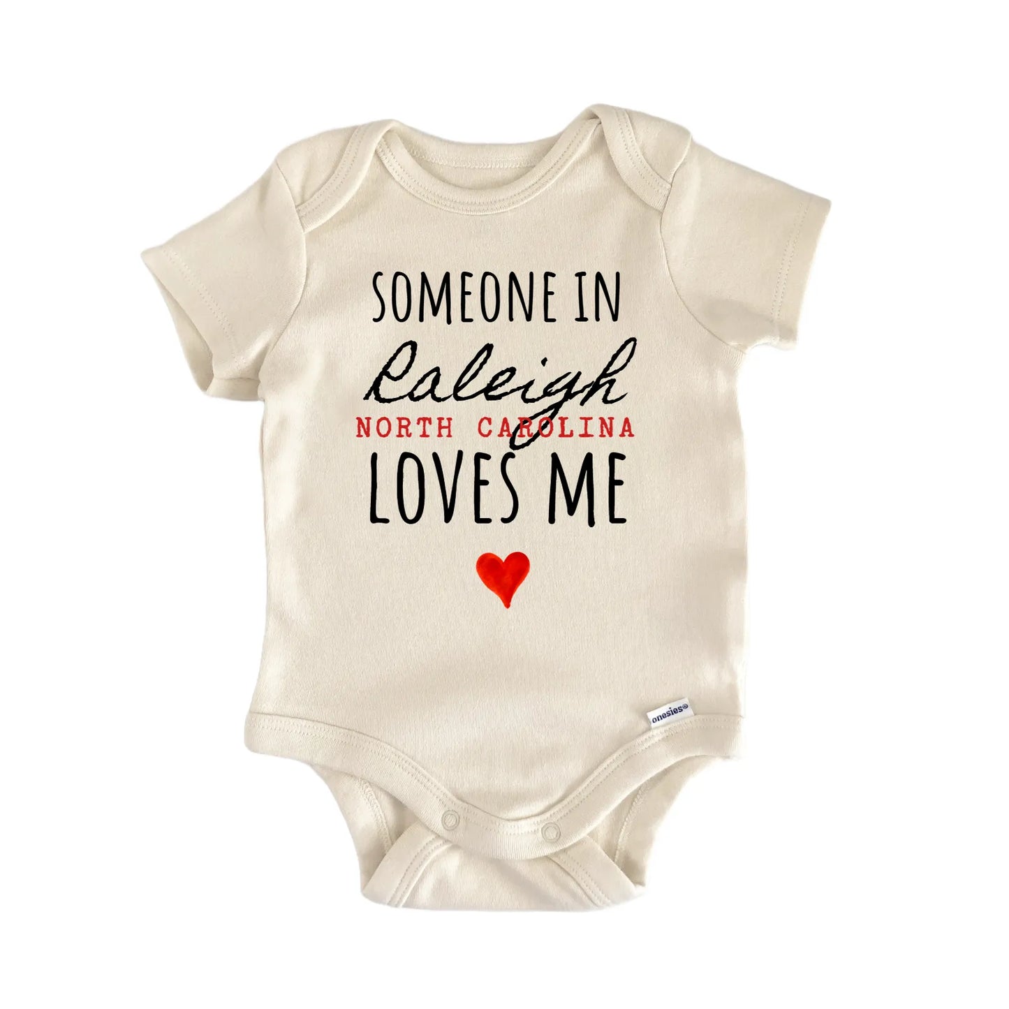 Raleigh North Carolina Baby Gift Baby Bodysuit