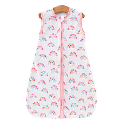 Newborn Summer Vest Sleeping Bag Baby Anti-kick Quilt