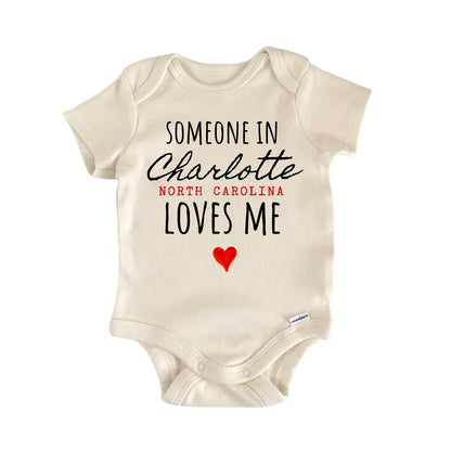 Charlotte North Carolina Baby Gift Baby Bodysuit