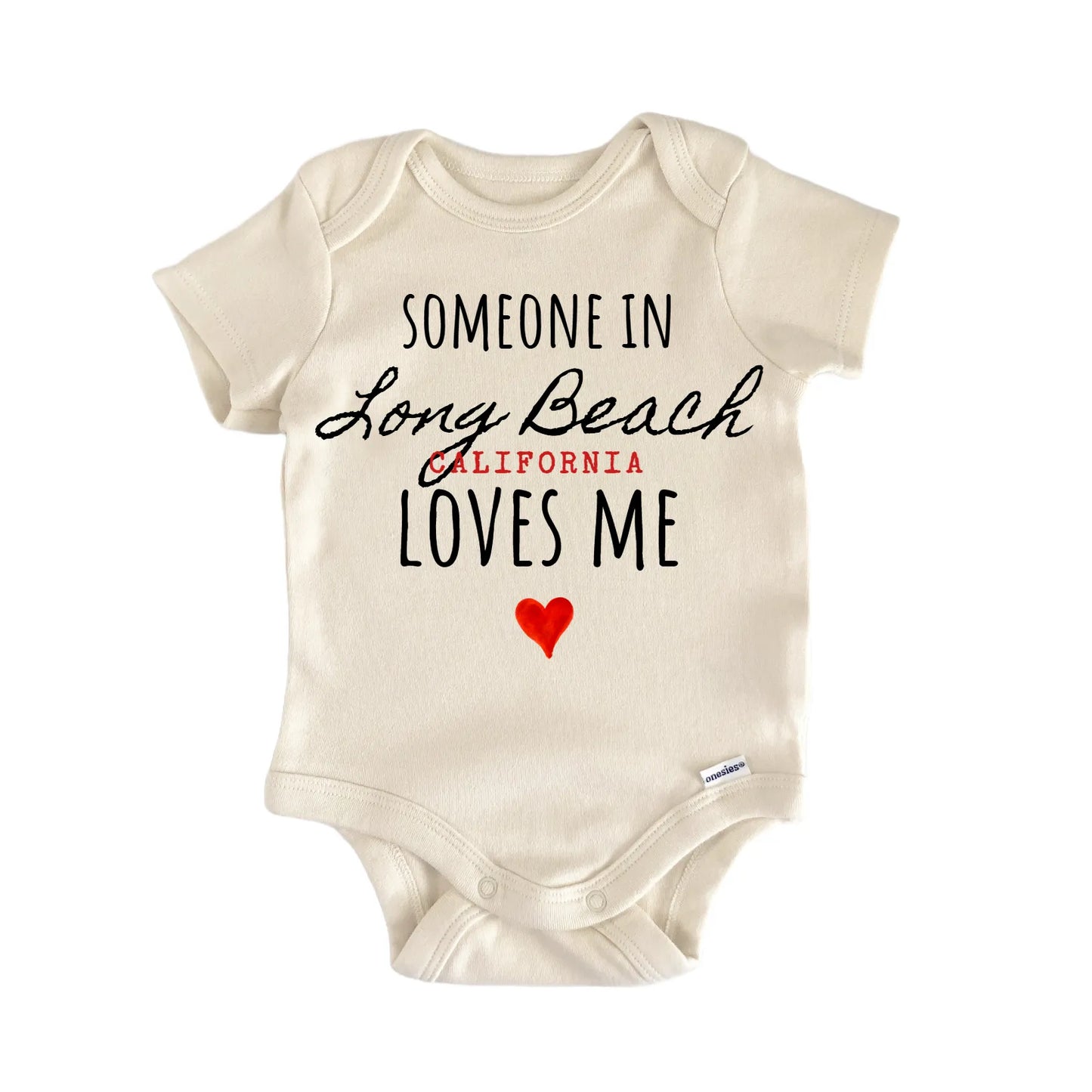 Long Beach California Baby Gift Baby Bodysuit