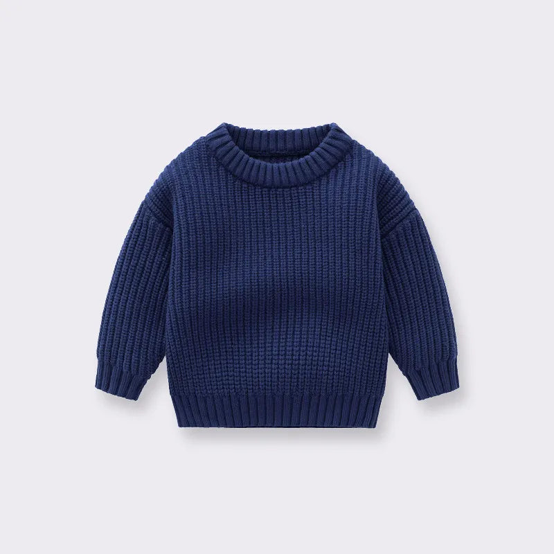 Baby Boys/Girls Children Autumn And Winter Loose Knitted Coat Sweater - # BOAA111010001
