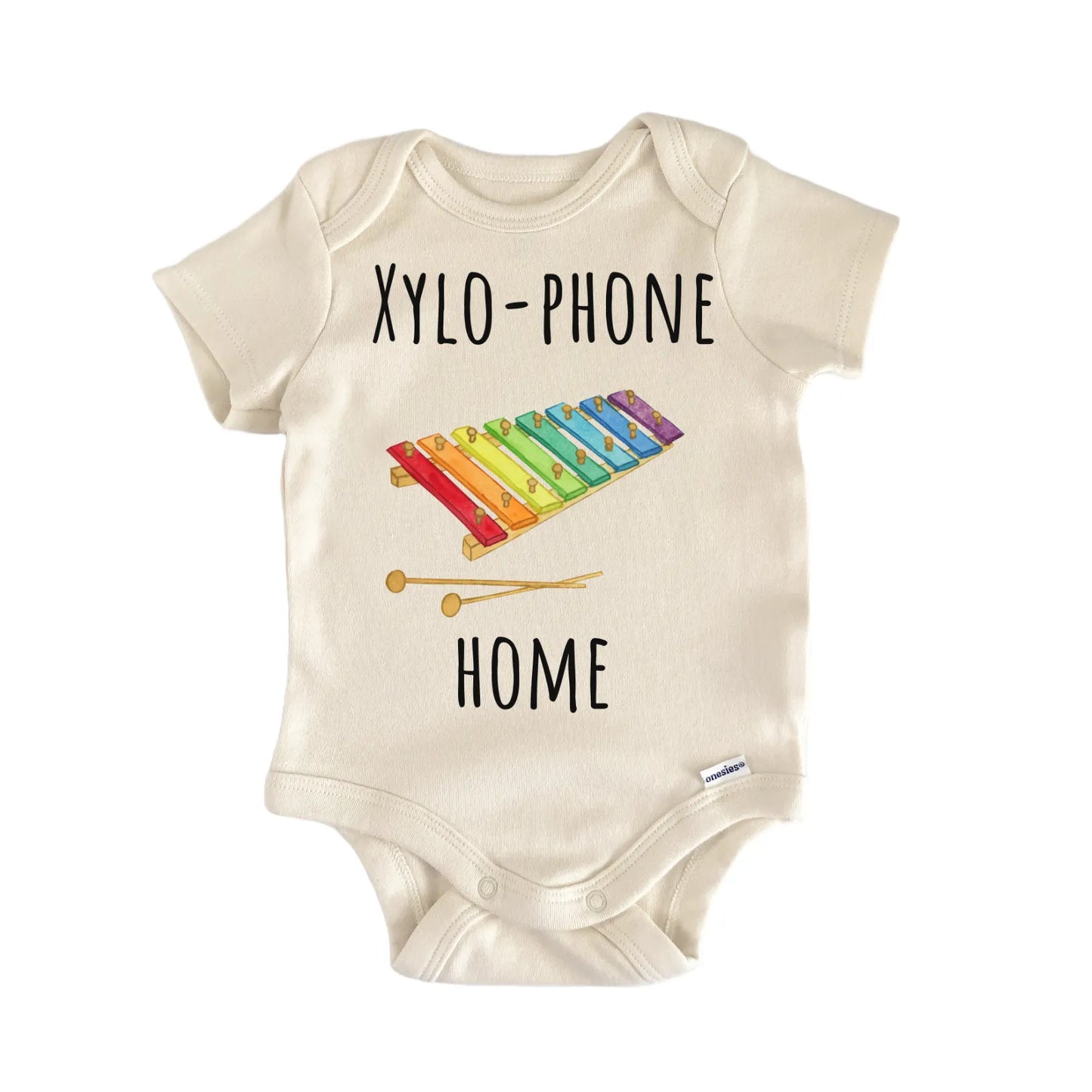 Xylophone Instrument Musician Band Baby Gift Baby Bodysuit