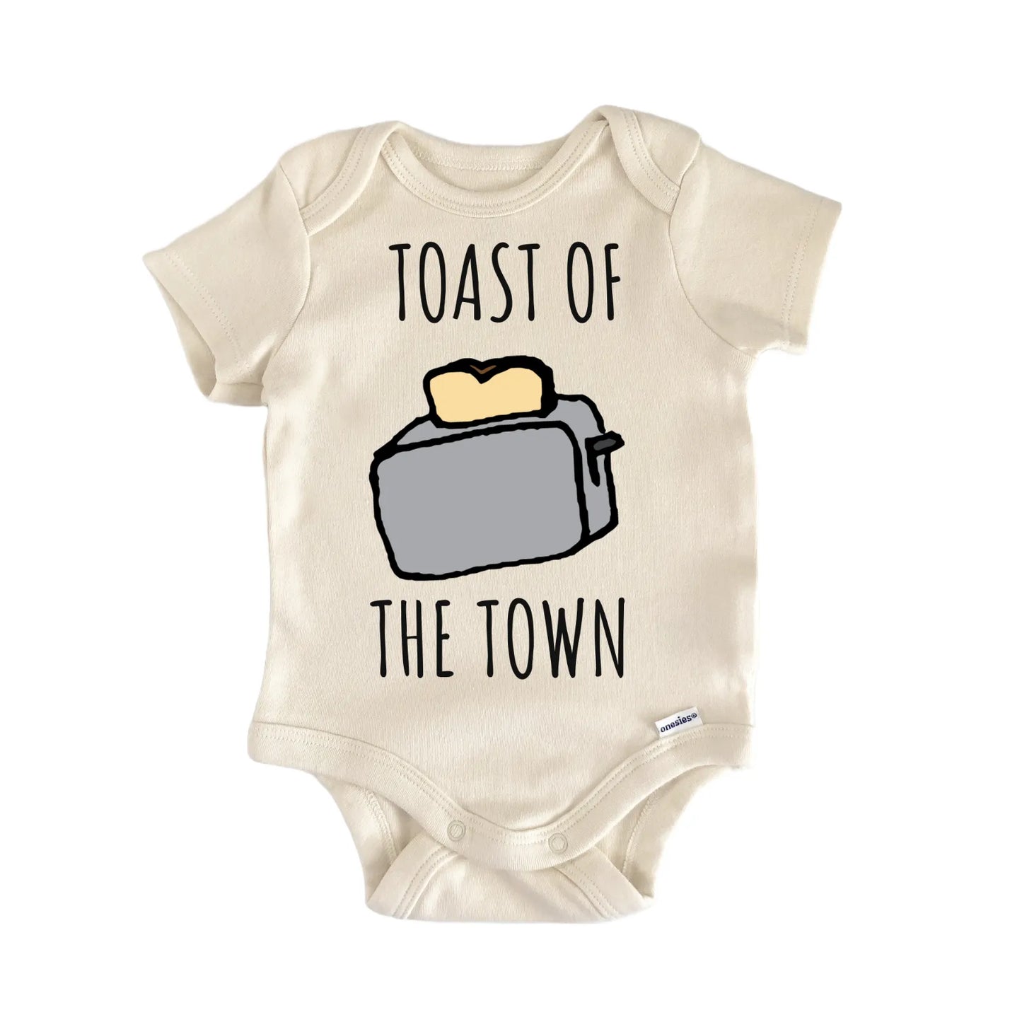 Toaster Toast Breakfast Brunch Baby Gift Baby Bodysuit