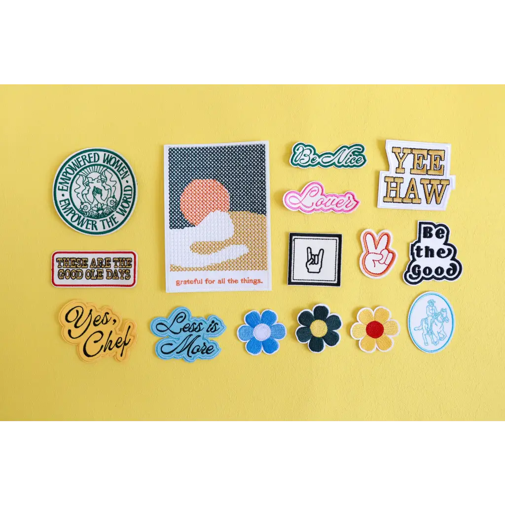 Be the Good Iron-on Patch for Positive Vibes