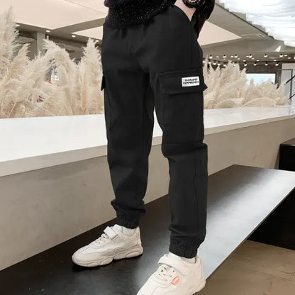 Boys Cargo Pants Spring Autumn - # BOAA12410008