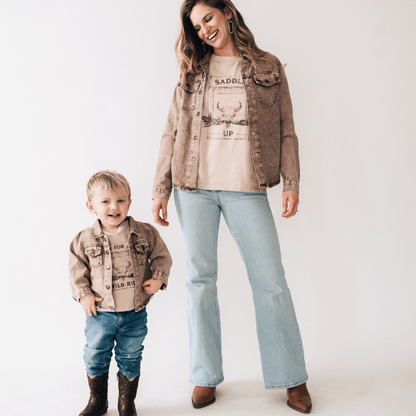 Brown Denim Jacket - Child