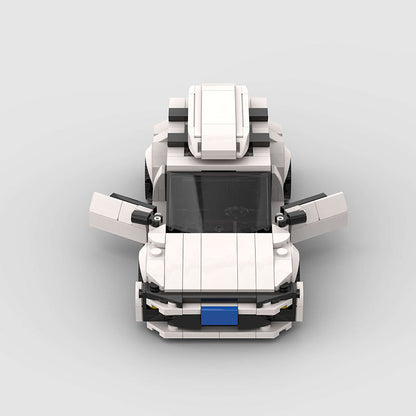 Small Particle Moc City Vehicle Race Model Puzzle