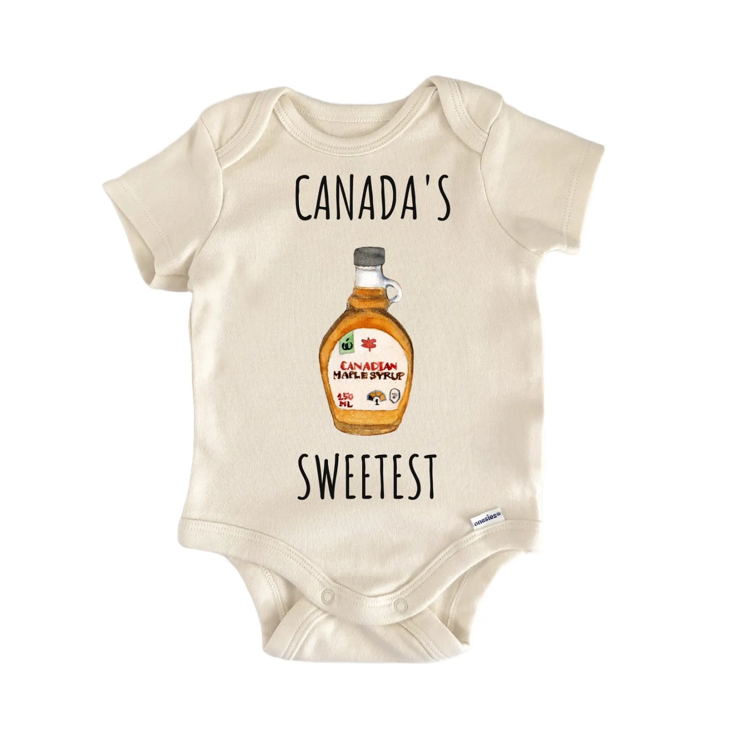 Canada Maple Syrup Baby Gift Baby Bodysuit