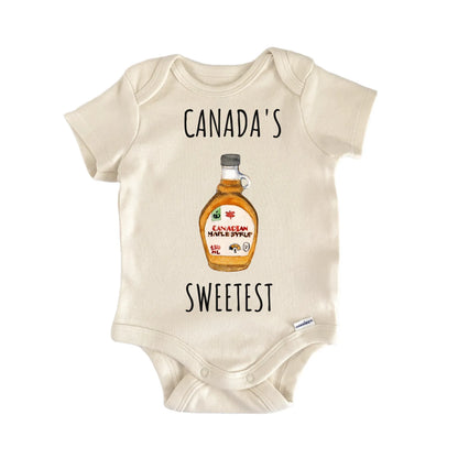 Canada Maple Syrup Baby Gift Baby Bodysuit