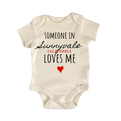 Sunnyvale California Baby Gift Baby Bodysuit