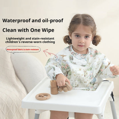 Children's Gown Waterproof Inside-out Bib