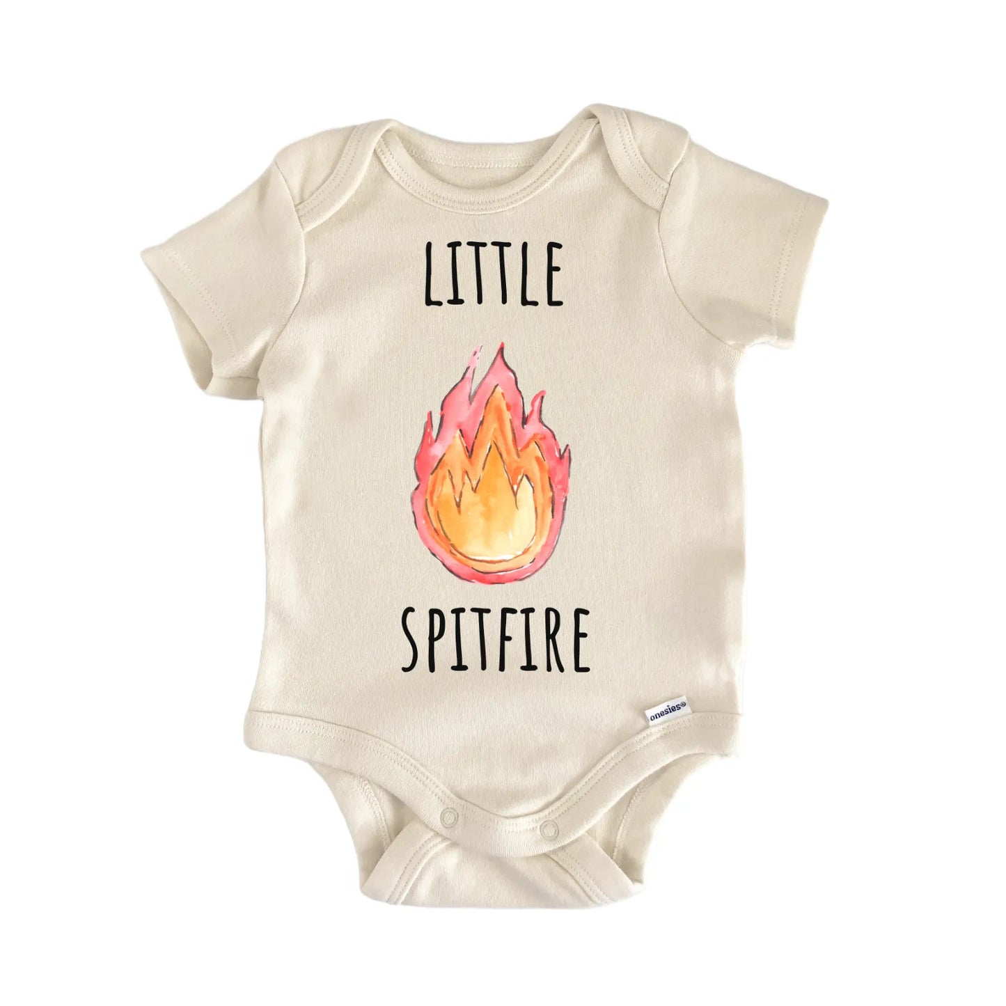 Spitfire Spit Fire Fireman Firefighter Baby Gift Baby Bodysuit