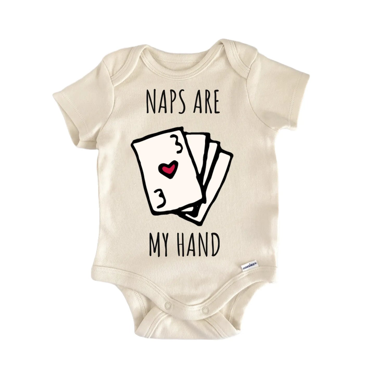Poker Hnad Naps Vegas Casino Infant Gift Baby Bodysuit