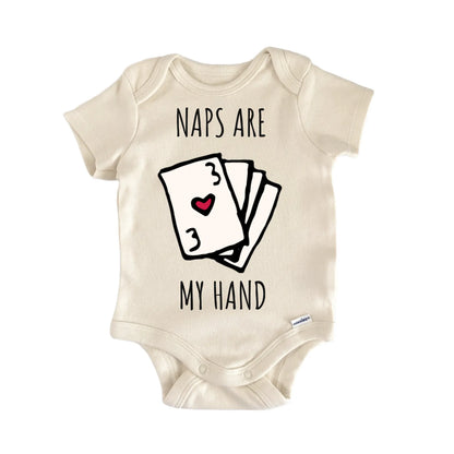 Poker Hnad Naps Vegas Casino Infant Gift Baby Bodysuit