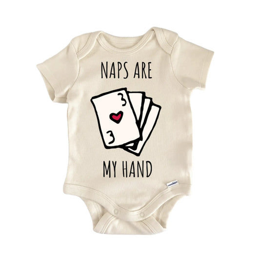 Poker Hnad Naps Vegas Casino Infant Gift Baby Bodysuit