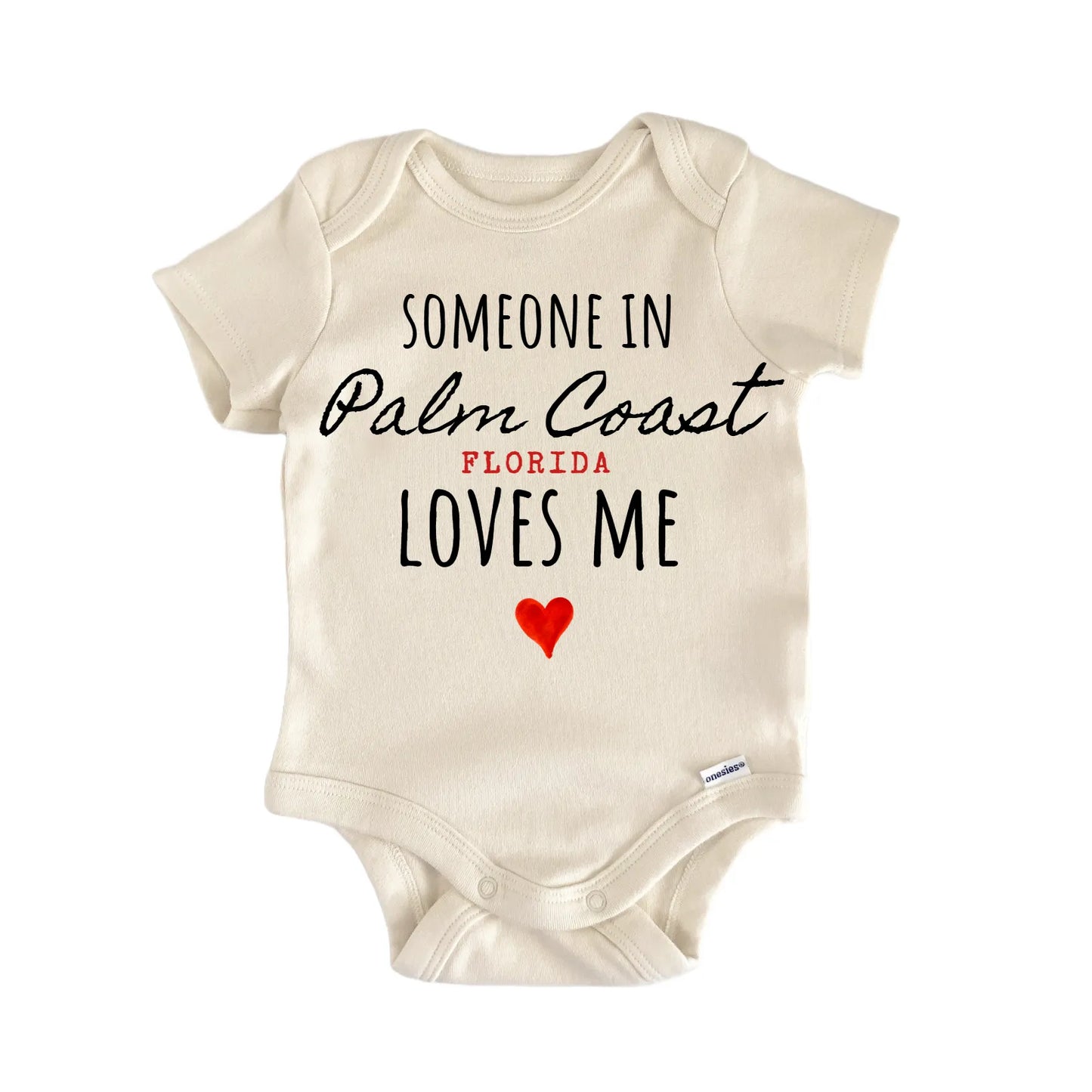 Palm Coast Florida Baby Gift Baby Bodysuit