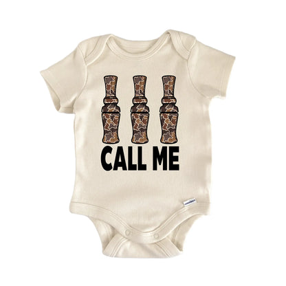 Call Me Duck Hunting Newborn Baby Bodysuit