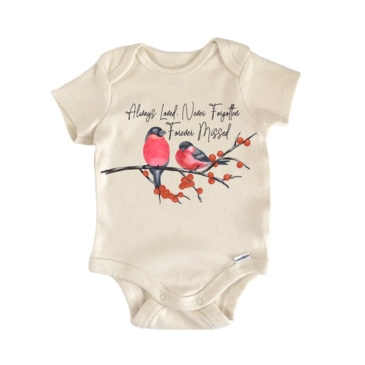 Cardinal Bird Remembrance Missed Newborn Baby Onesie® Onesie®
