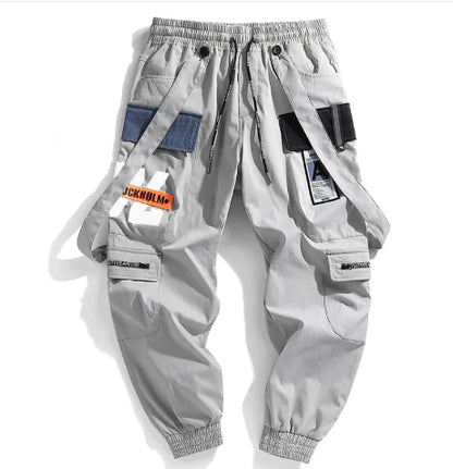Casual Trousers Overalls For Male Youth Style Multi-pocket Trousers - # BOAA13410020
