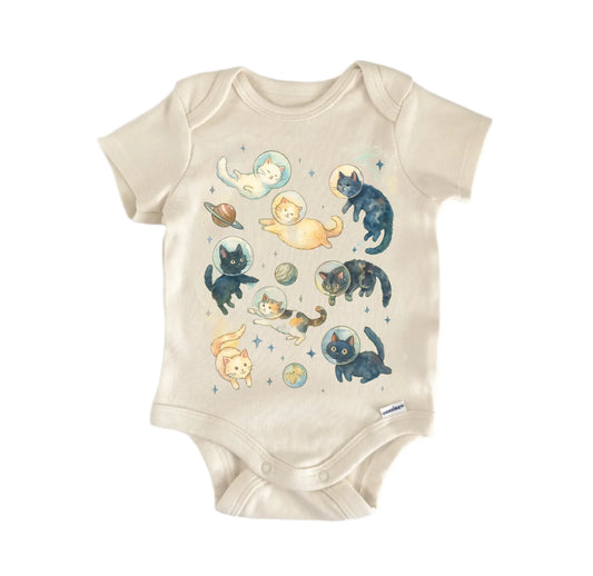 Cats In Space Newborn Baby Onesie® Onesie®
