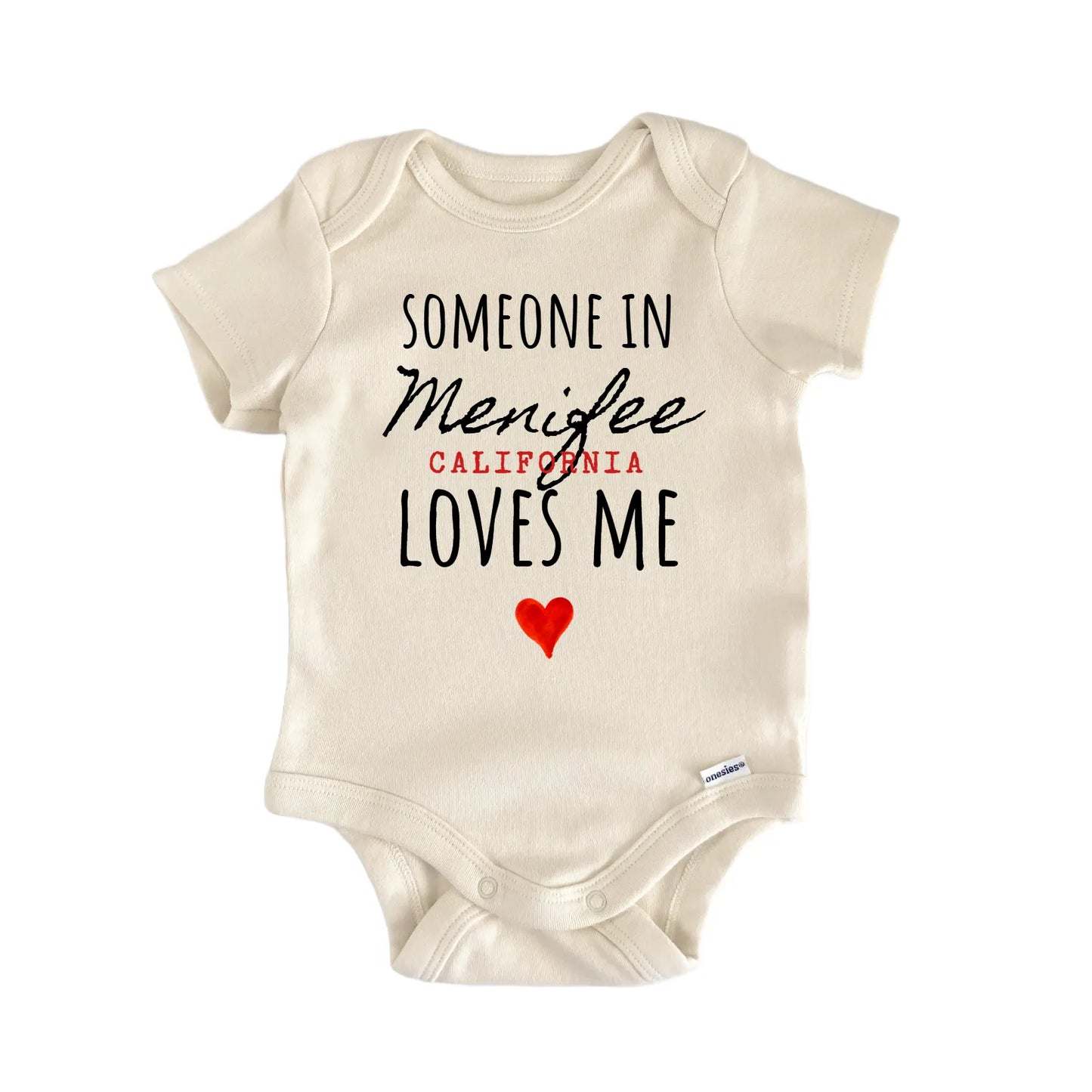 Menifee California Baby Gift Baby Bodysuit