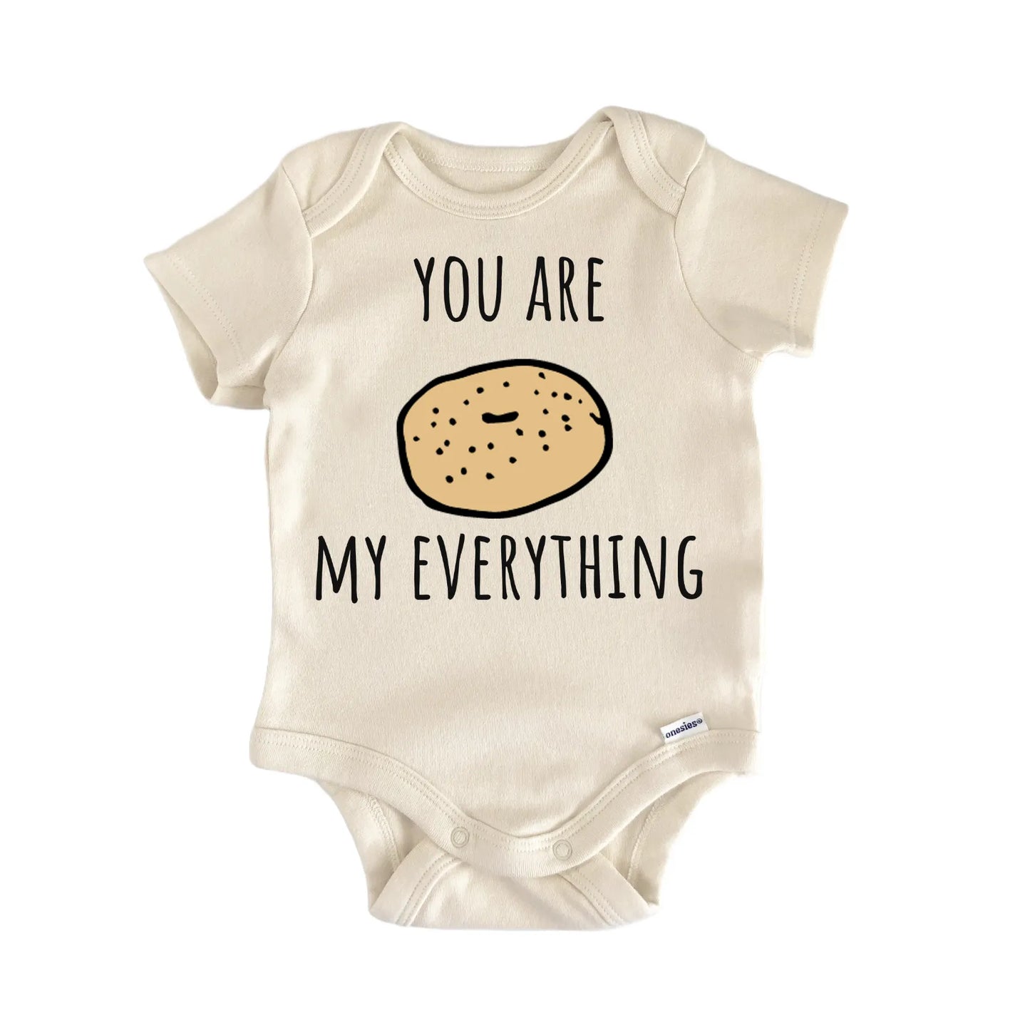 Everything Bagel New York Infant Gift Baby Bodysuit