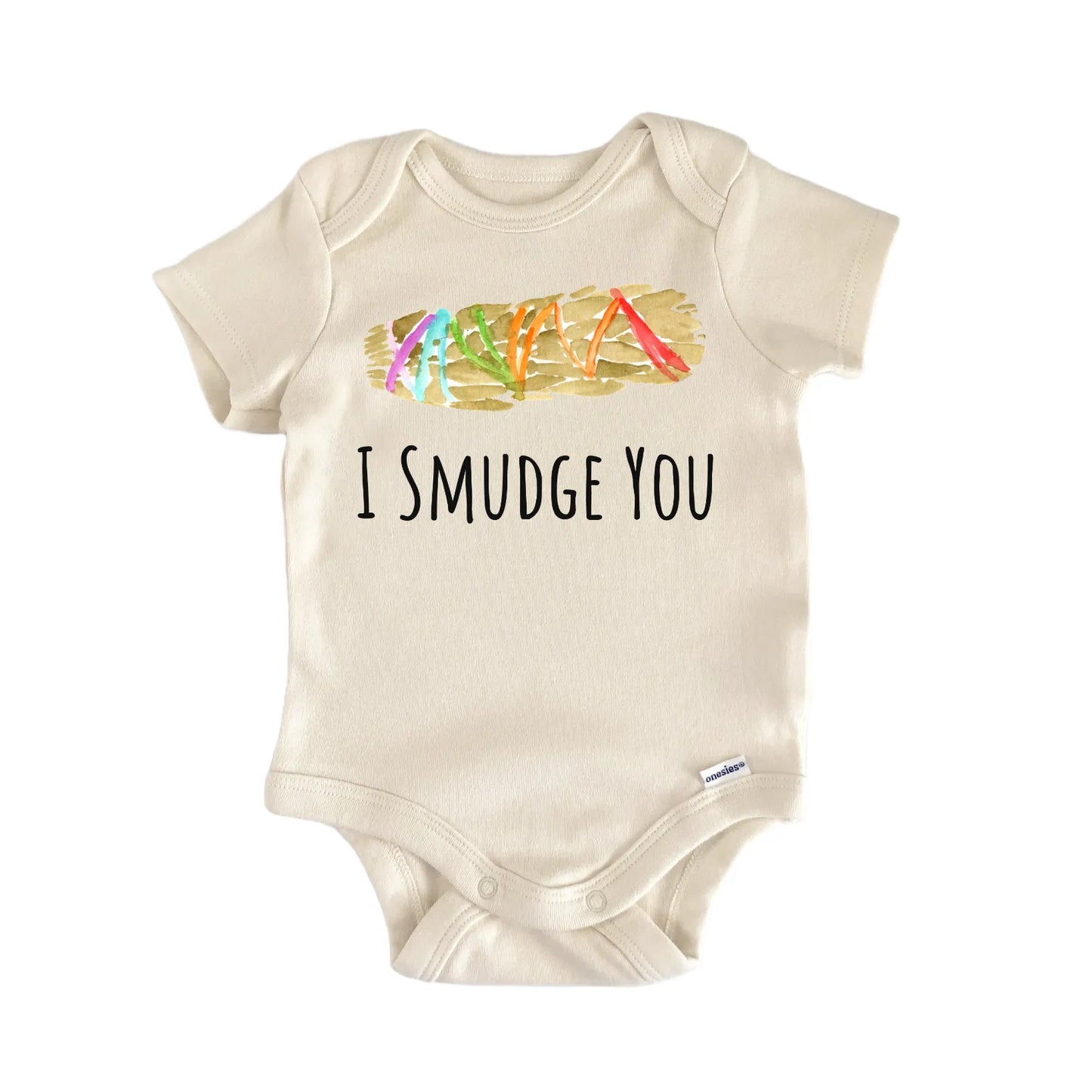 Smudge Sage Spiritual Sage Crystal Mythical Baby Gift Baby Bodysuit