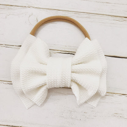 Children's Bow Hair Band Baby Double Layer
