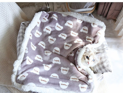 Winter Warm And Thick Flannel Pet