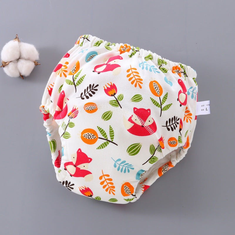 Baby Training Pants Washable 6-layer Gauze Diaper Cover Learning