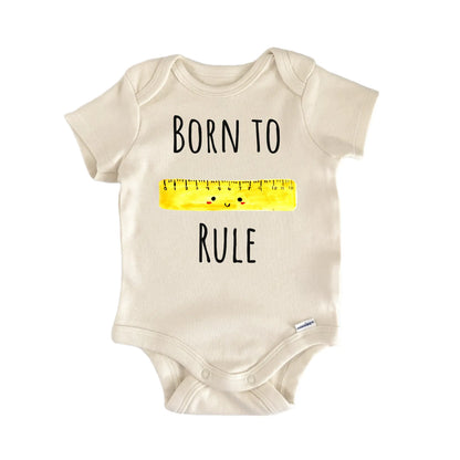 Math Ruler Teacher Mathematics Baby Gift Baby Bodysuit
